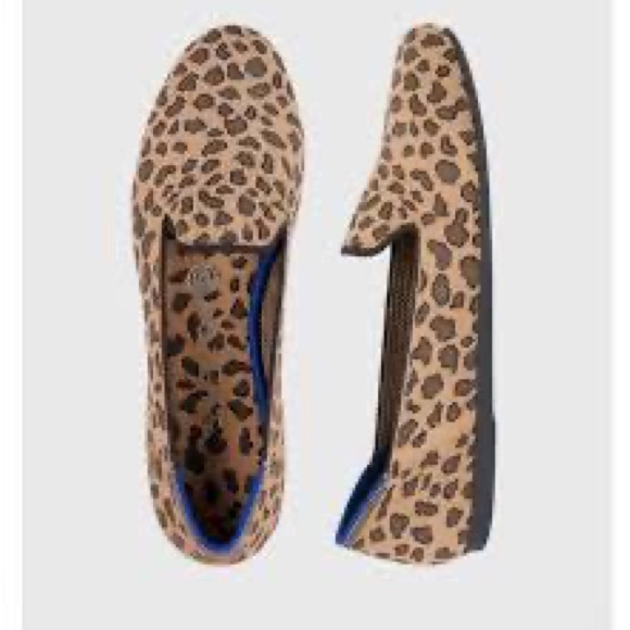 ROTHYS Spotted Leopard Loafers Women’s 9.5 - Picture 1 of 9